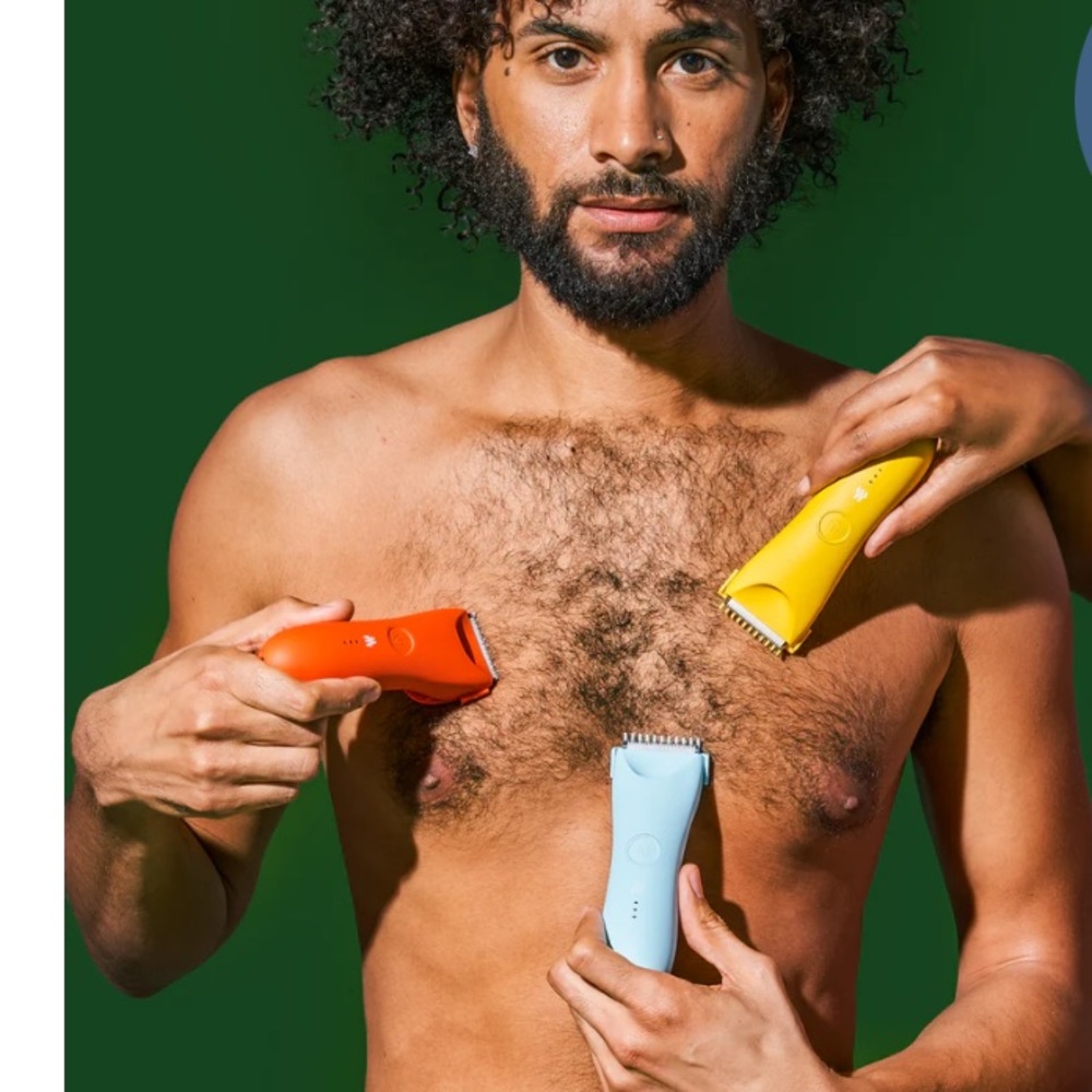 Meridian The Trimmer Plus  - Electric Body & Pubic Hair Waterproof Sage Blk Blue